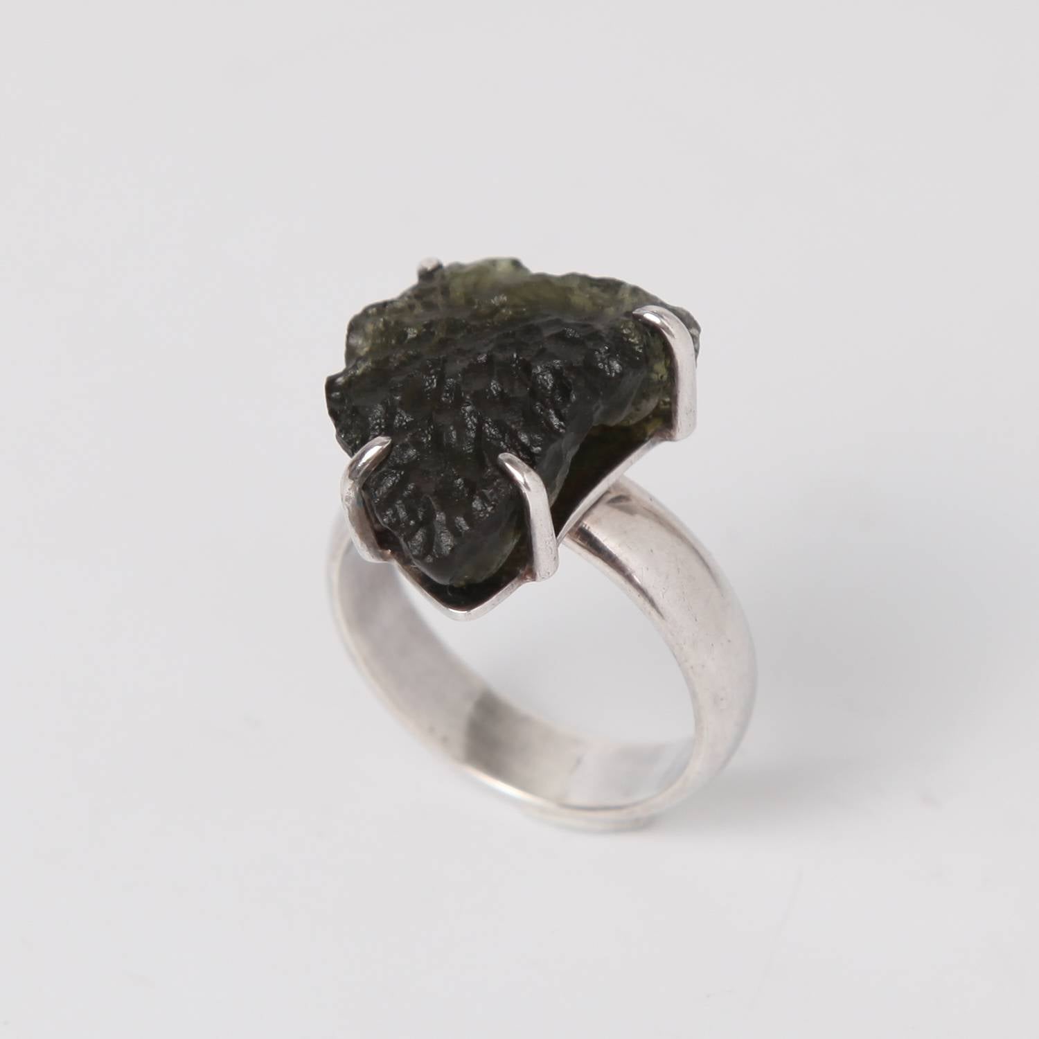 Tri stone Meteorite gold ring – Kwintner