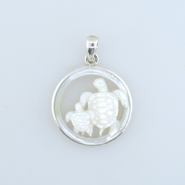 Mother of Pearl Pendant with Sterling Silver