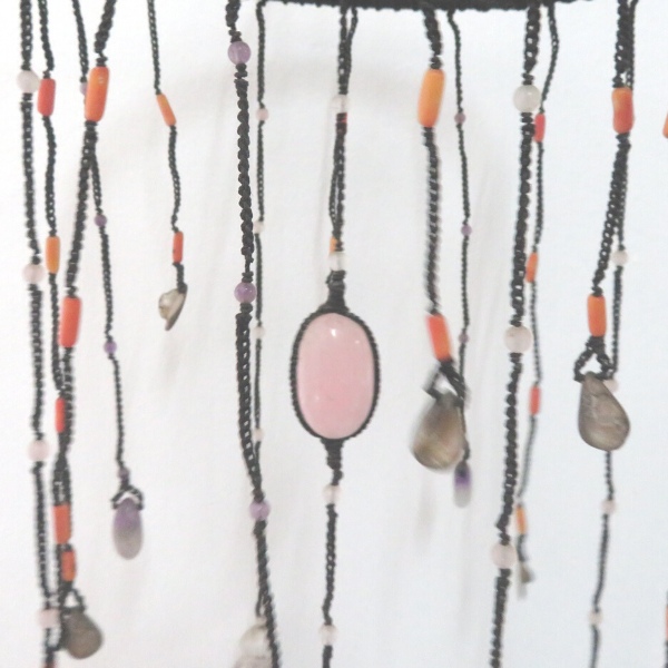 Light Catcher with Rose Quartz, Red Coral, Amethyst, Garnet and Mother of Pearl