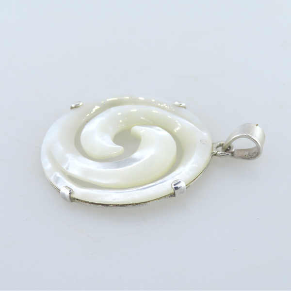 Mother of Pearl Pendant with Sterling Silver