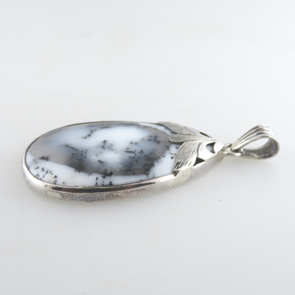 Agate Pendant with Sterling Silver