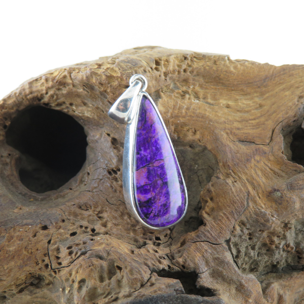 Suglite Pendant with Sterling Silver