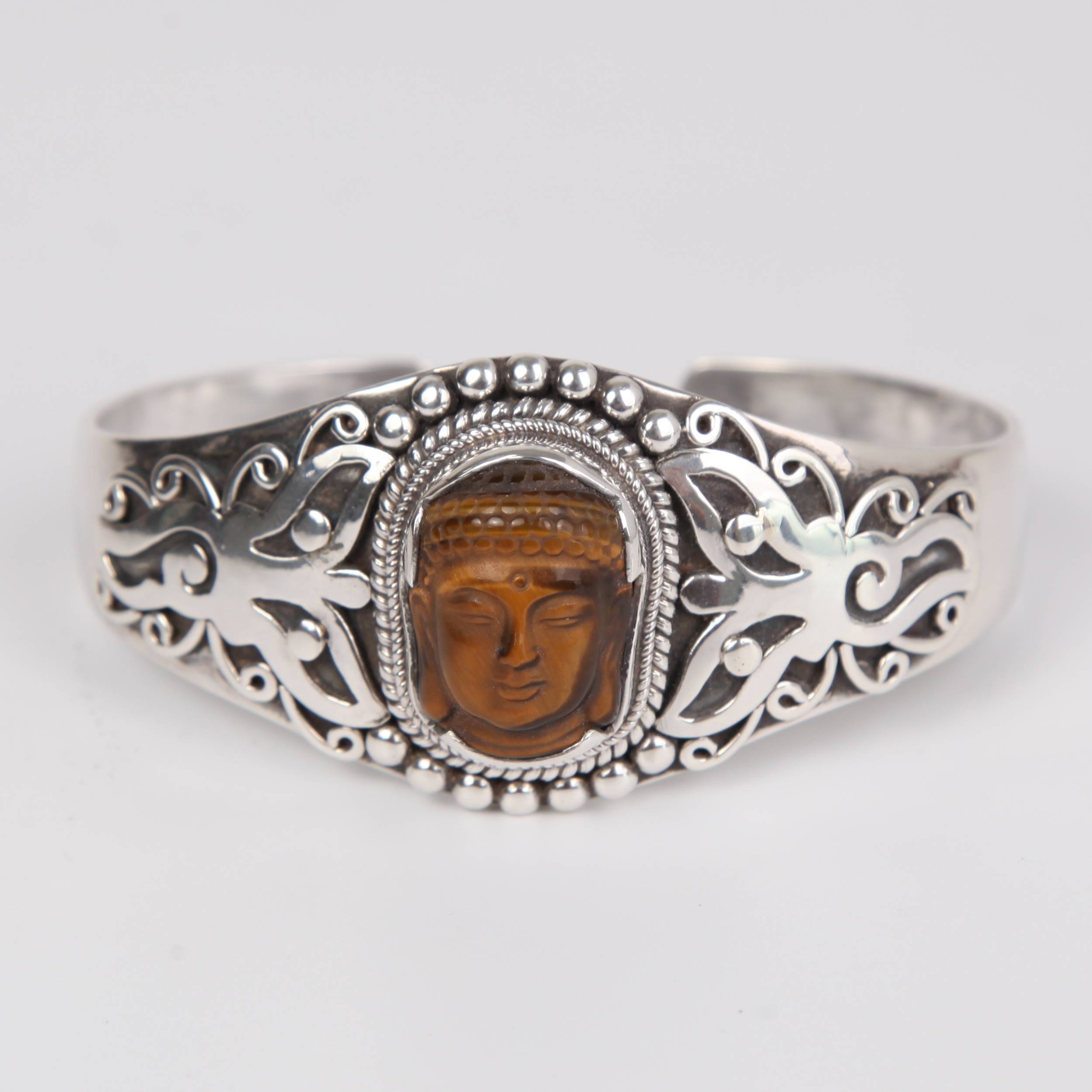 Smiling Buddha 925 Silver Ring – GTHIC