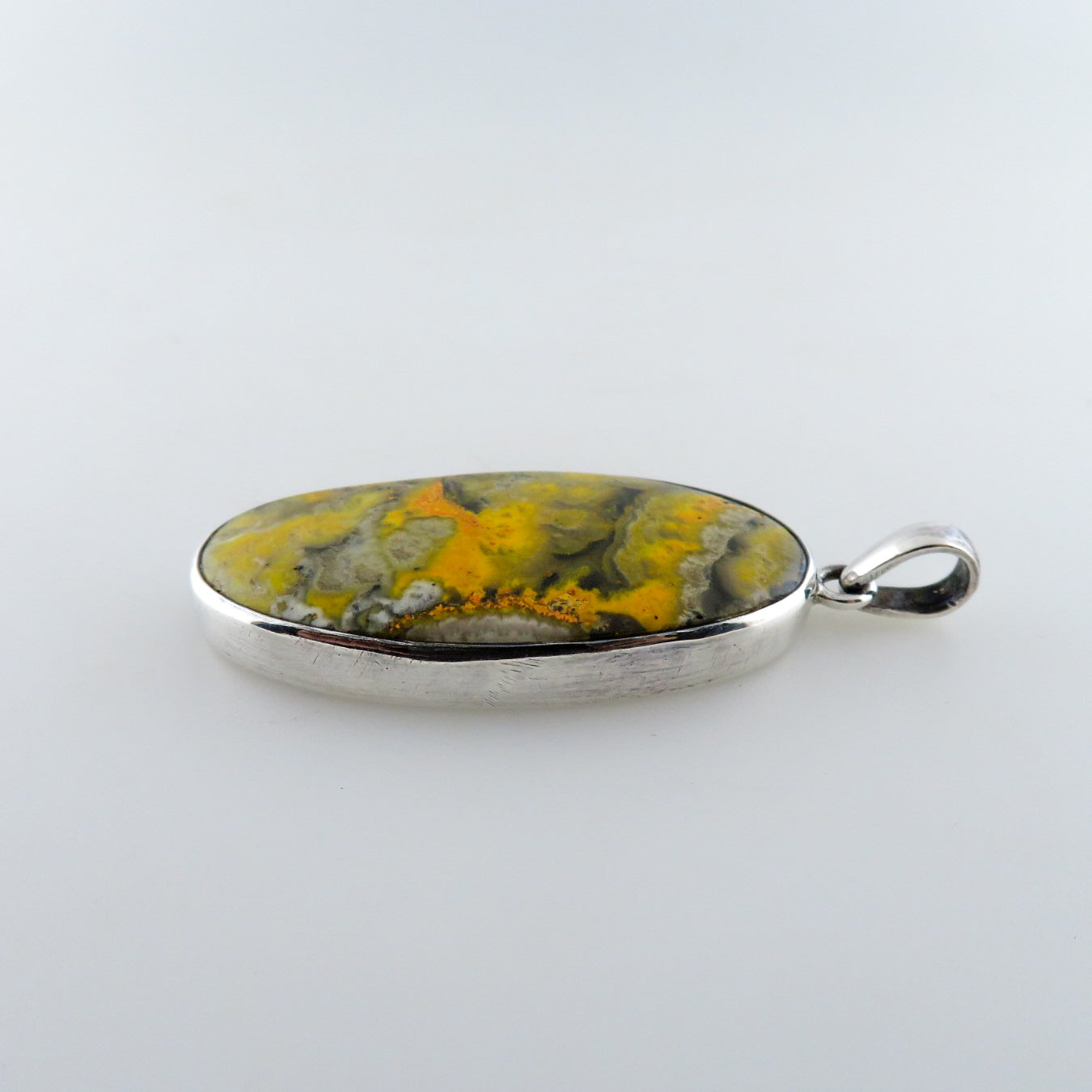 Jasper Pendant with Sterling Silver