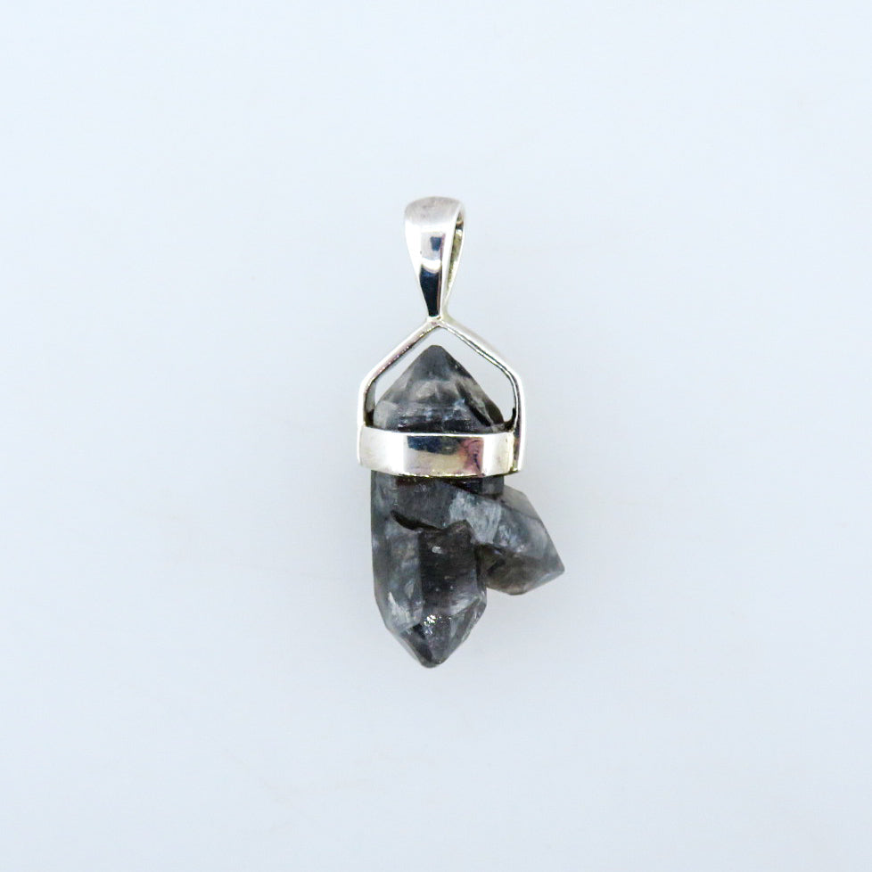 Herkimar Crystal Pendant with Sterling Silver