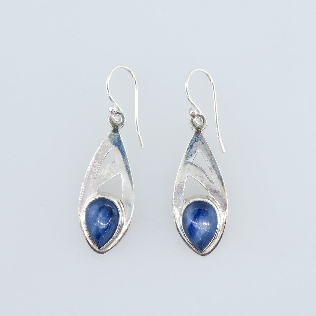 Kyanite Earrings with Sterling Silver