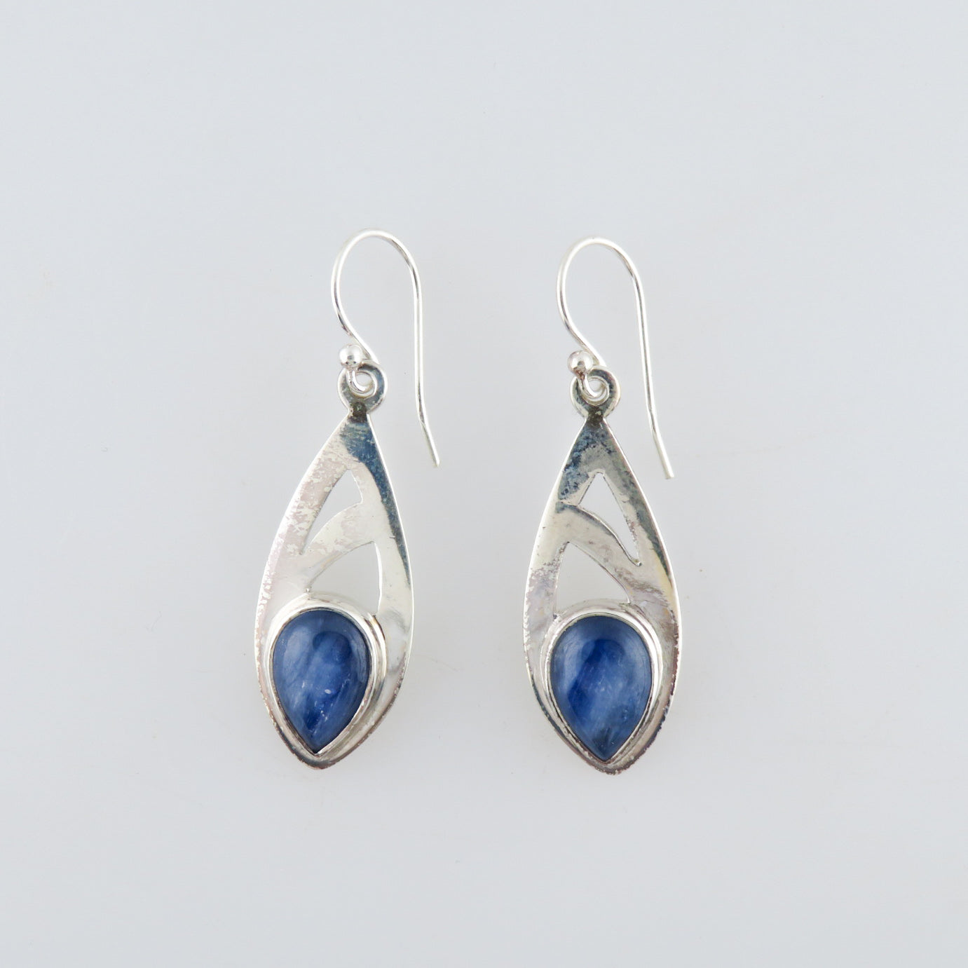 Kyanite Earrings with Sterling Silver