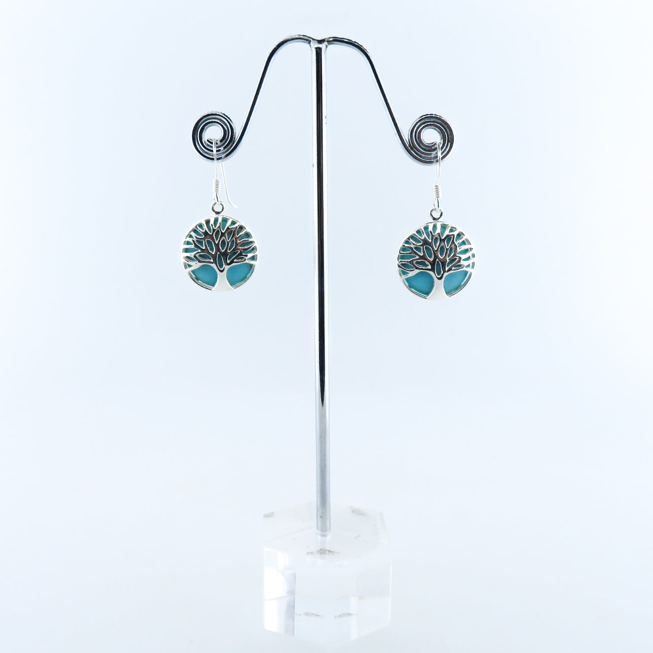 Turquoise Earrings with Sterling Silver