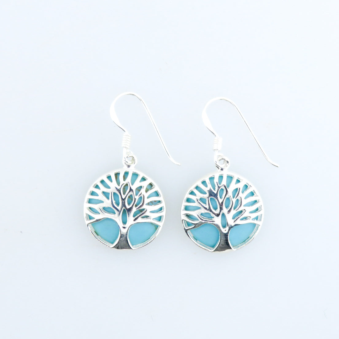 Turquoise Earrings with Sterling Silver
