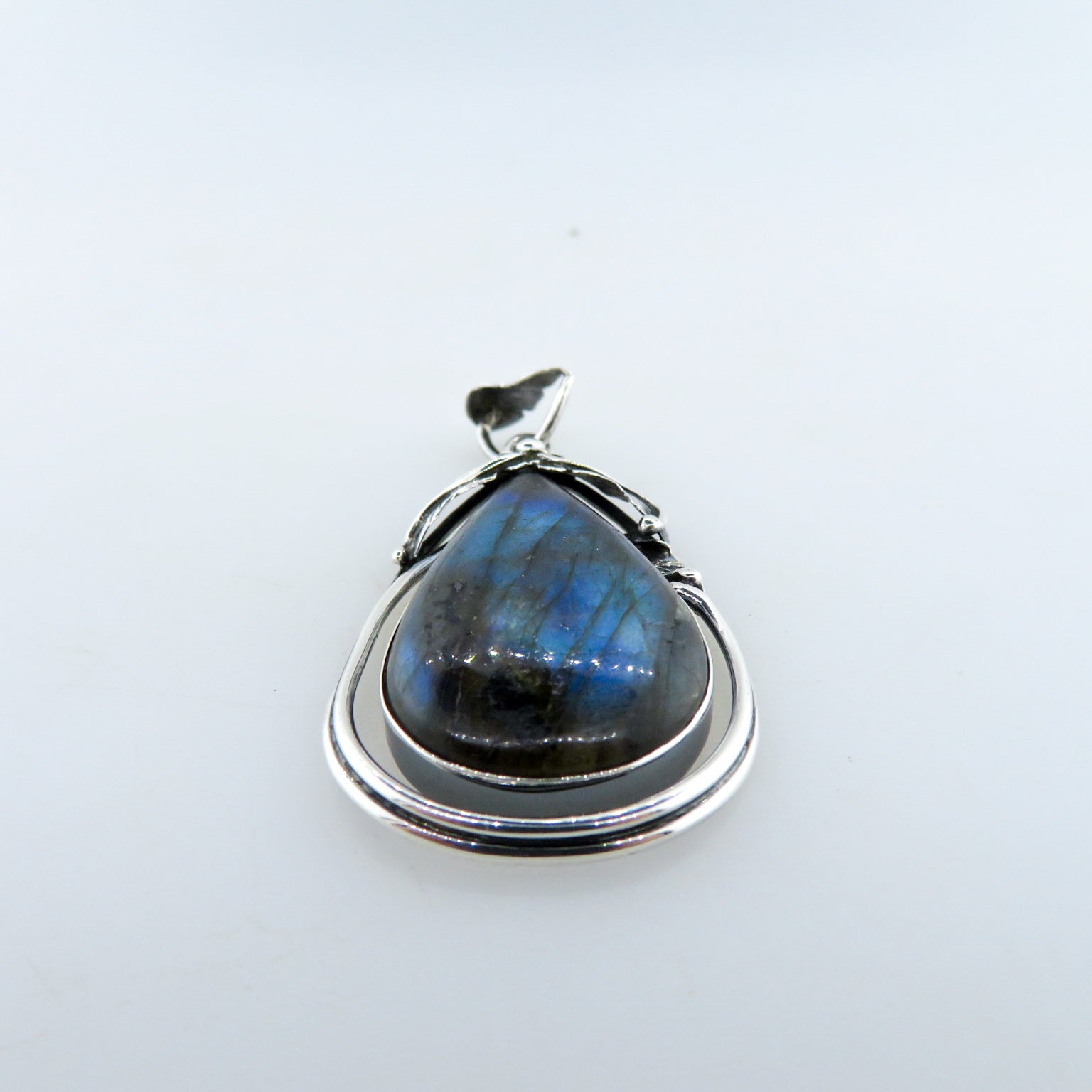 Labradorite Pendant with Sterling Silver