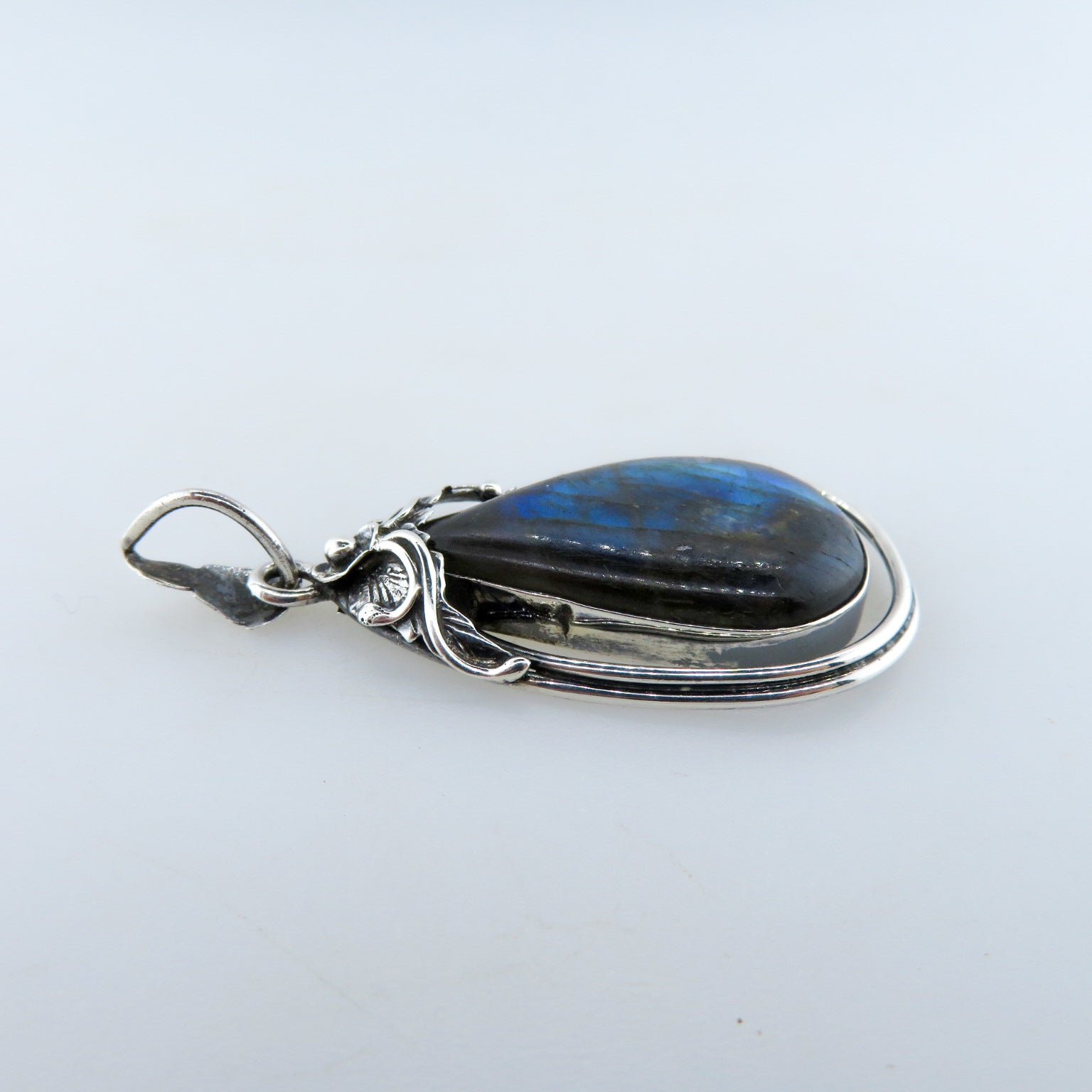 Labradorite Pendant with Sterling Silver