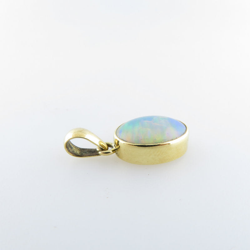 Ethiopian Opal Pendant with 18K Gold