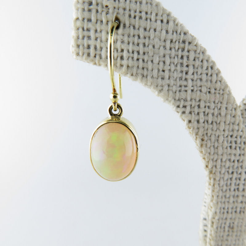 Ethiopian Opal Earrings with 18K Gold