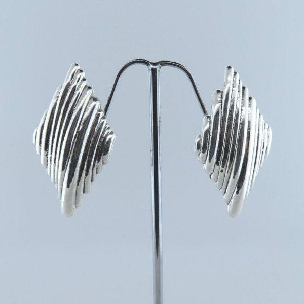 Electroformed Sterling Silver Earrings