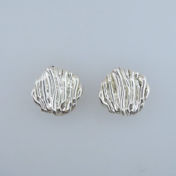 Electroformed Sterling Silver Earrings